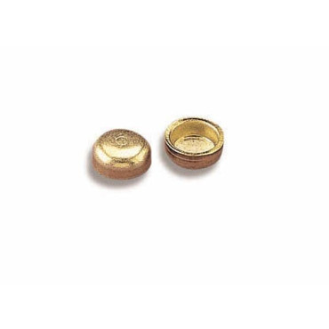 Expansion plug 1/4" Dia Brass Holley metering block [26-111]