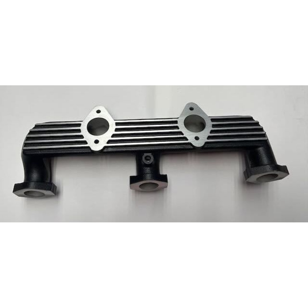 Intake Manifold Holden Grey 6 cyl twin Stromberg [IM2SG-BLK]