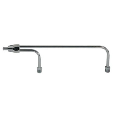 Fuel Line 3/8" Chrome Steel for dual inlet Holley 4150 [TCO-2811]