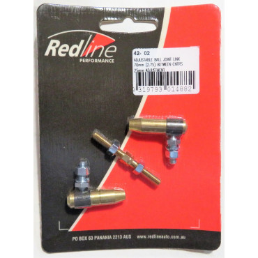 Adjustable ball joint throttle rod linkage 70mm between centres 25mm adjustment [42-102]