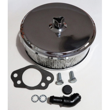 Sports Air Filter Chrome 140mm SU 1-3/4" H6 HD6 HS6 HIF6 [16-2] 