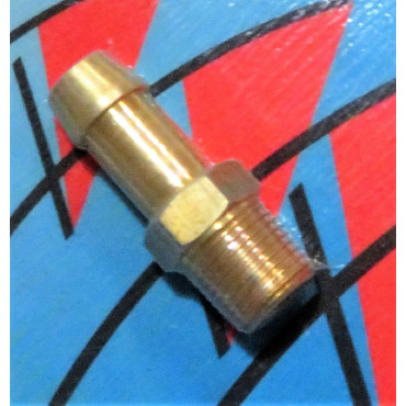 Brass Hose barb fuel fitting 1/8" BSP to 5/16" Hose (14-40)