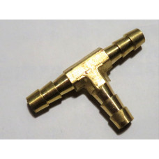 Tee-piece brass 1/4" hose fitting [181-04]