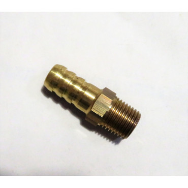 Brass Hose Barb 1/4" BSP to 7/16" hose [BHB893]  