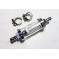 Fuel Filter inline 5/16" [8mm] visible element in toughened glass cylinder Sytec PRO [900.PRO805]