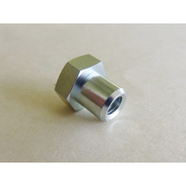 SU Carburettor Float Bowl Lid fixing NUT, short, suits OM, HV, H, H Thermo, used when no overflow pipe fitted (AUC1163)