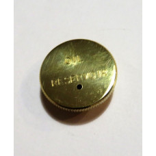 SU Damper Cap polished brass printed 'Oil Reservoir' [AUC2144OR]