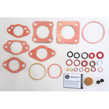 SU Carburettor D5 D5-Thermo H4 H6 Alvis Aston Austin Lagonda Jaguar Riley many more Gasket & Seal Kit [AUE901]   